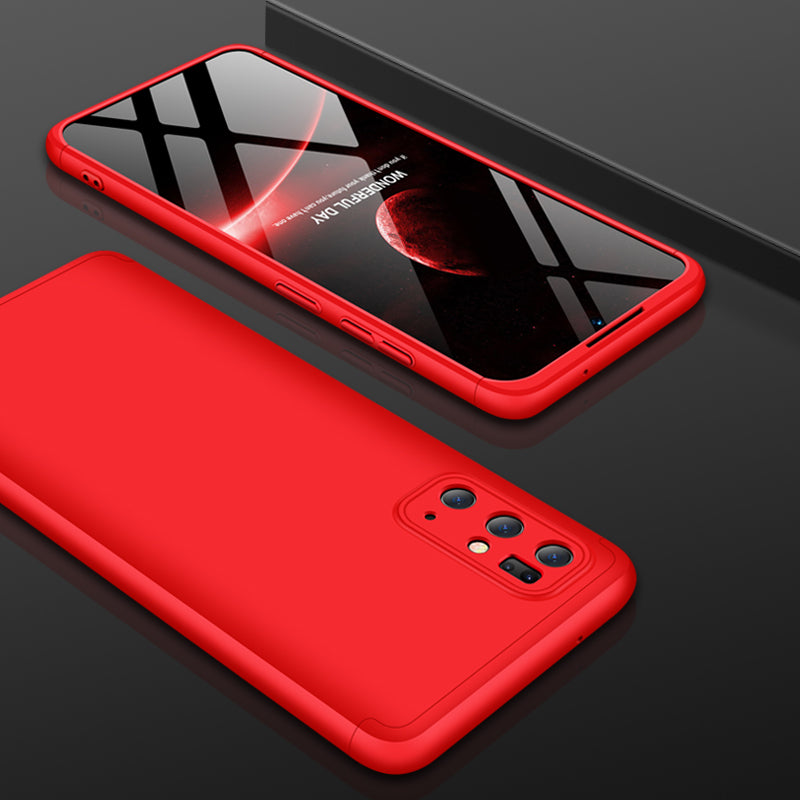 GKK Detachable 3-Piece Matte Hard PC Cover for Samsung Galaxy S20 Plus - Red