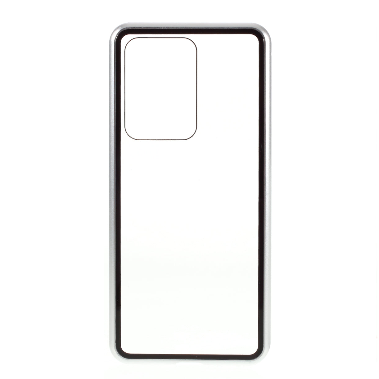 Single-sided Tempered Glass Magnetic Adsorption Cover for Samsung Galaxy S20 Ultra - White