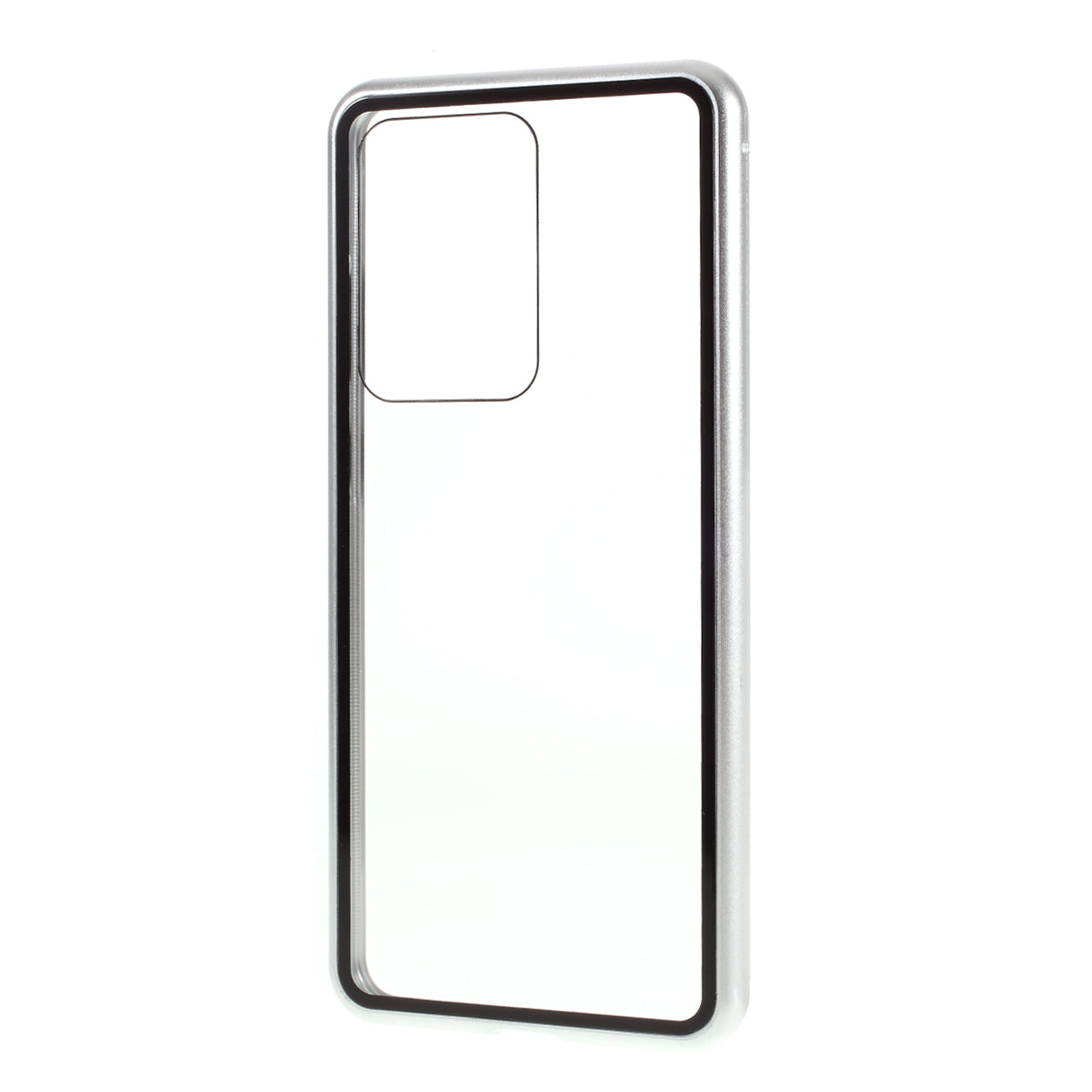 Single-sided Tempered Glass Magnetic Adsorption Cover for Samsung Galaxy S20 Ultra - White