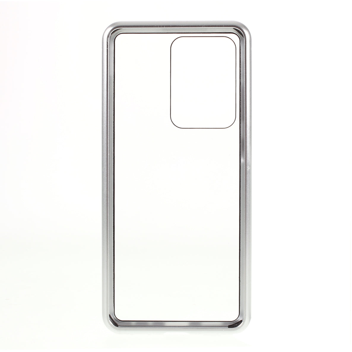 Single-sided Tempered Glass Magnetic Adsorption Cover for Samsung Galaxy S20 Ultra - White