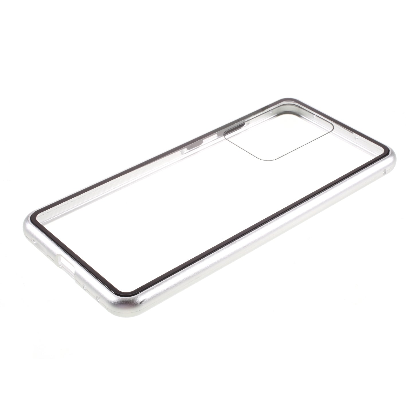 Single-sided Tempered Glass Magnetic Adsorption Cover for Samsung Galaxy S20 Ultra - White