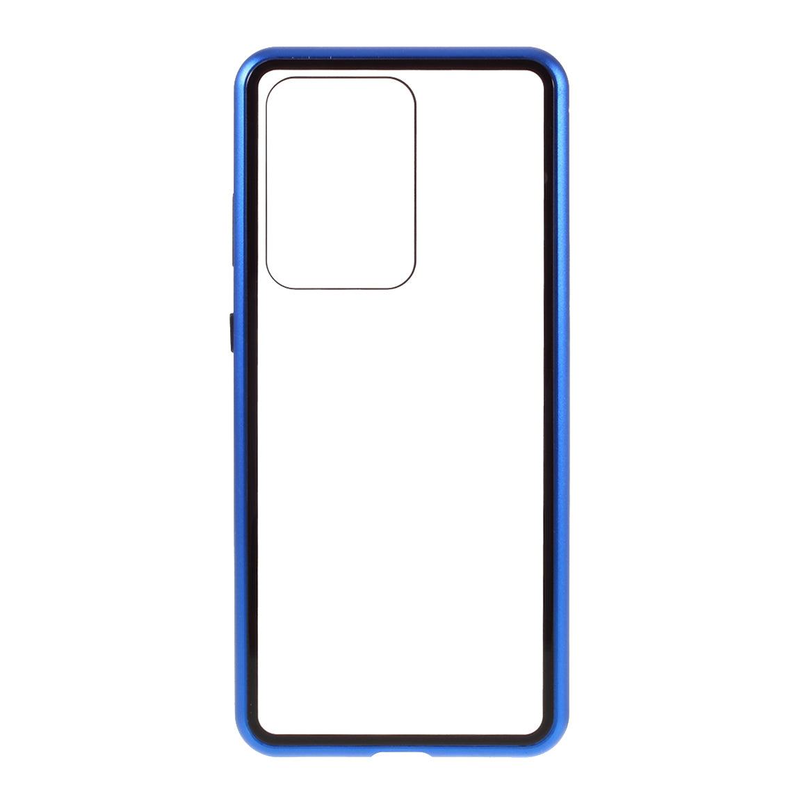 Single-sided Tempered Glass Magnetic Adsorption Cover for Samsung Galaxy S20 Ultra - Blue