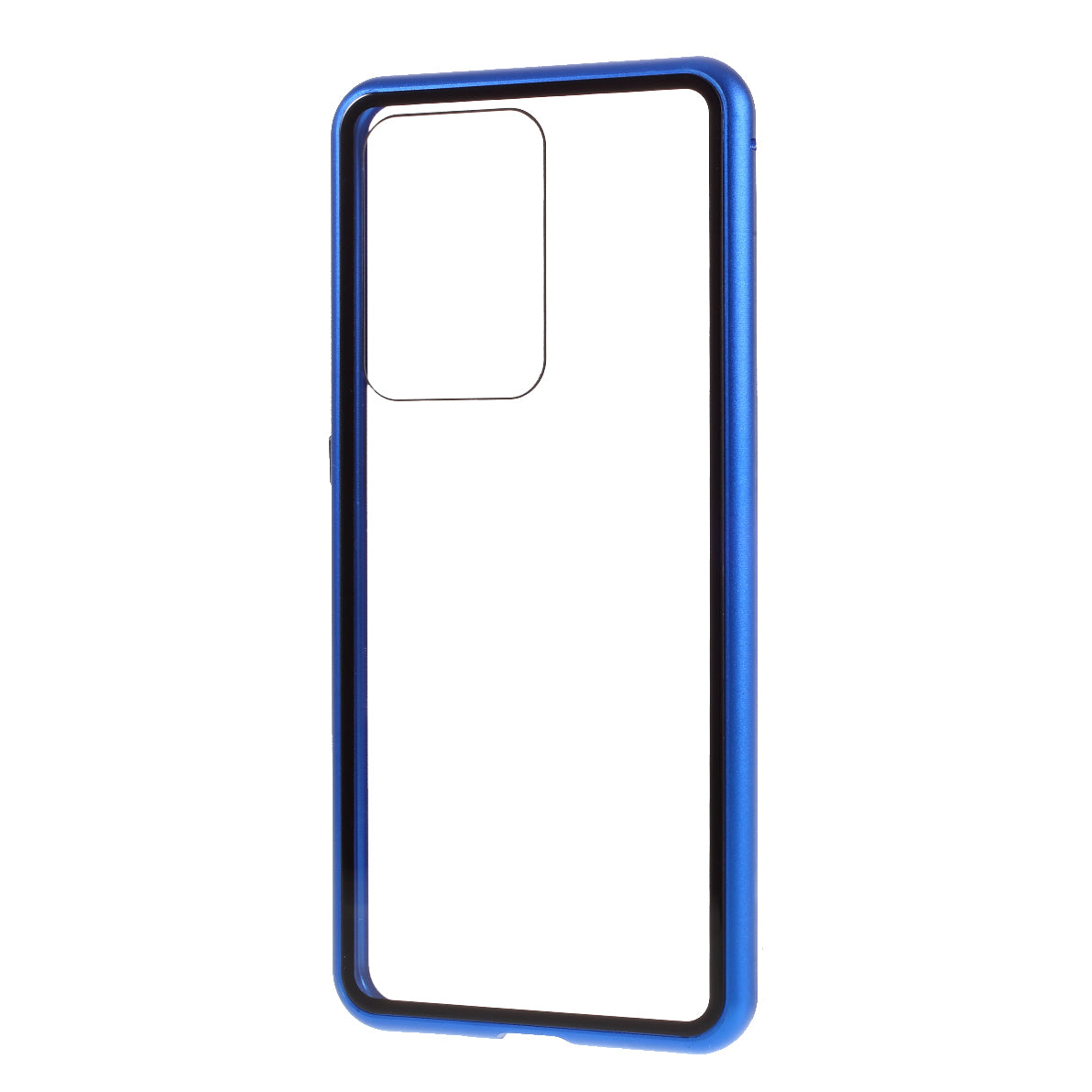 Single-sided Tempered Glass Magnetic Adsorption Cover for Samsung Galaxy S20 Ultra - Blue