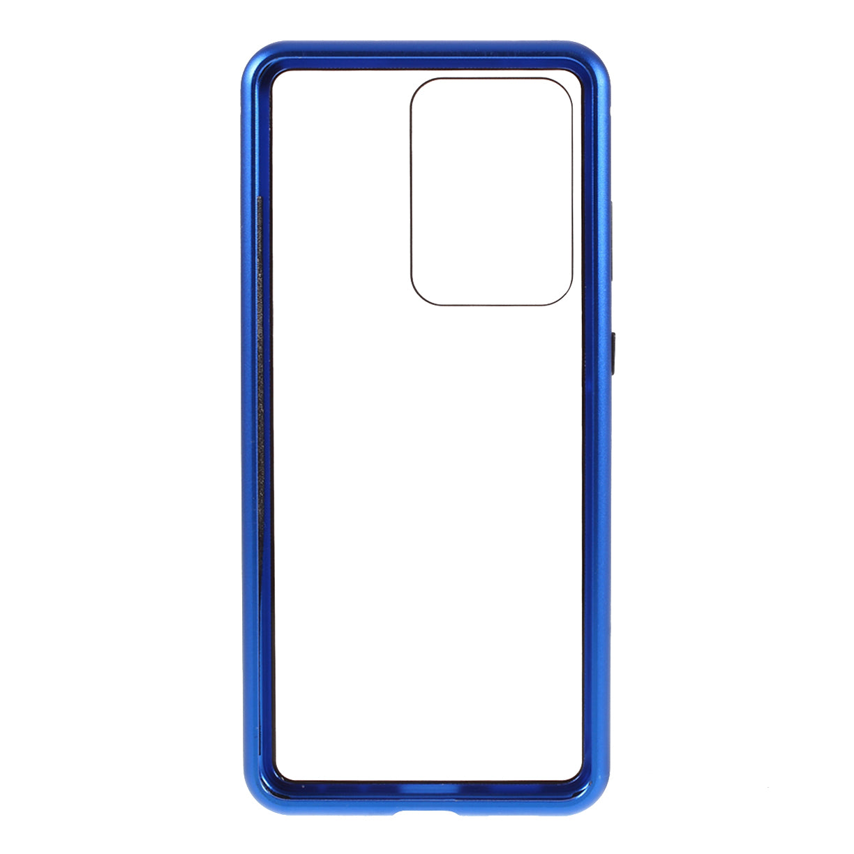 Single-sided Tempered Glass Magnetic Adsorption Cover for Samsung Galaxy S20 Ultra - Blue