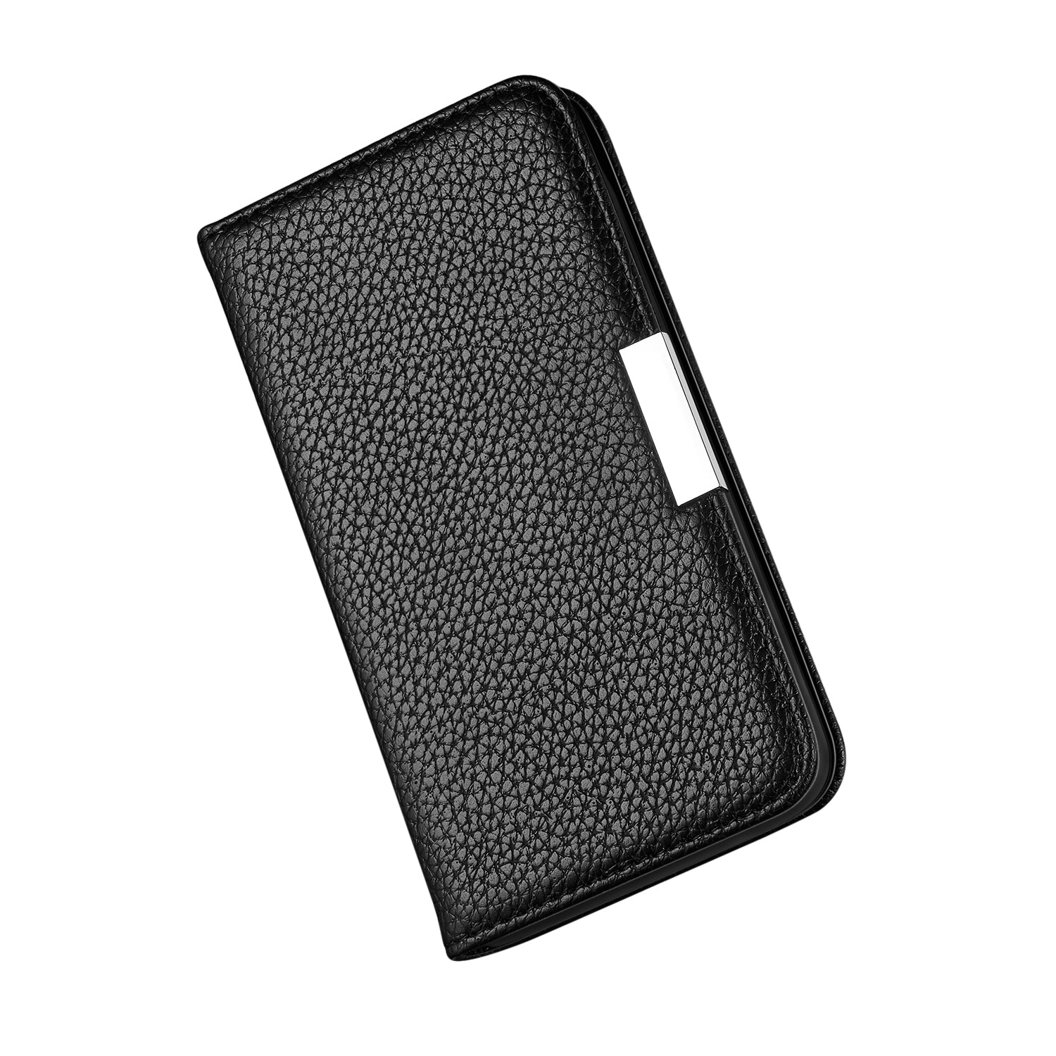 Retro Case Litchi Skin Leather Stand Cover with Card Slots for Samsung Galaxy S20 Plus/S20 Plus 5G  - Black