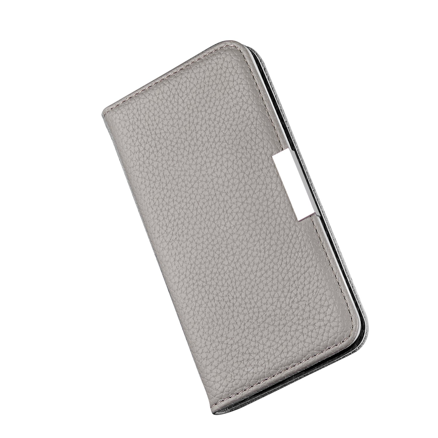 Retro Case Litchi Skin Leather Stand Cover with Card Slots for Samsung Galaxy S20 Plus/S20 Plus 5G  - Grey