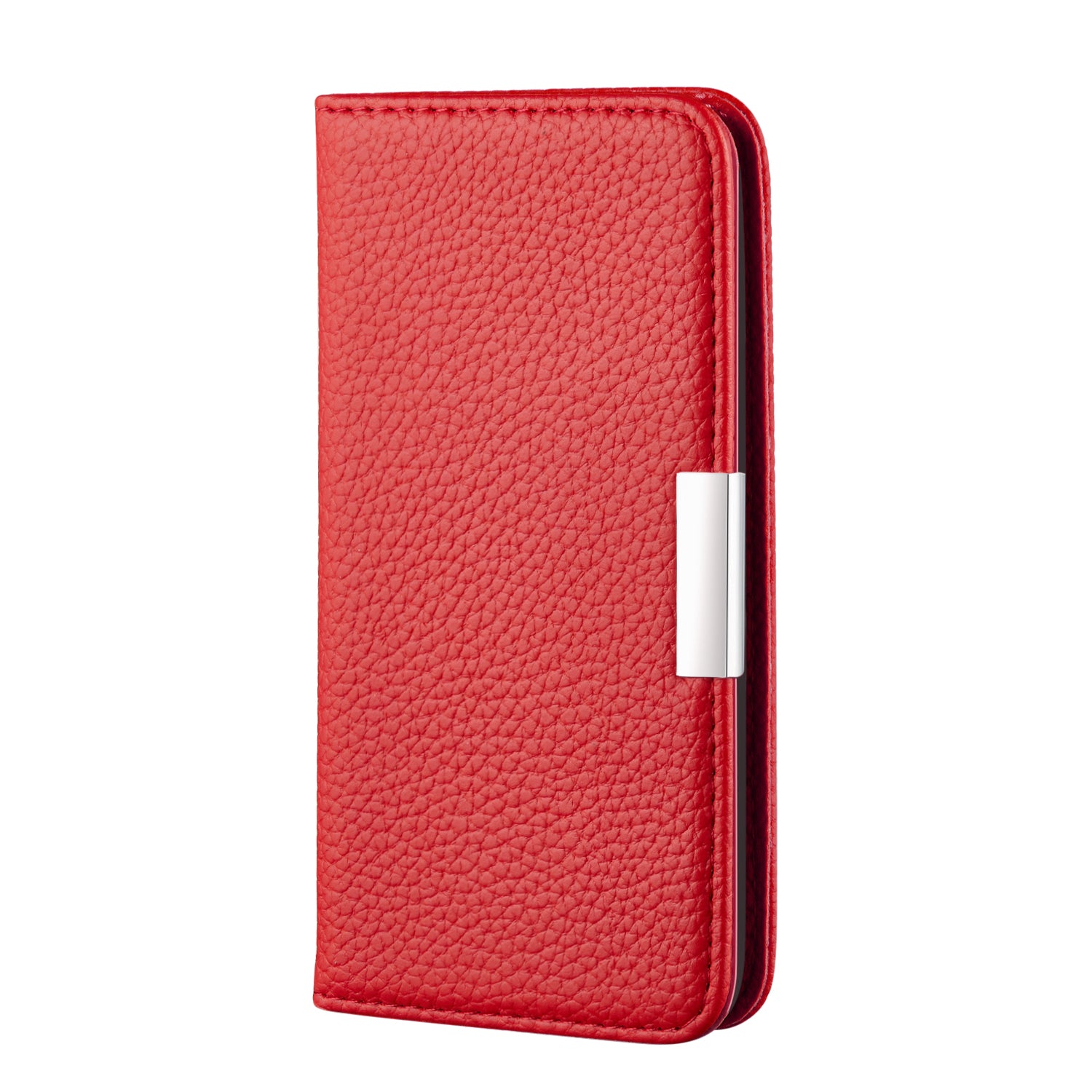 Retro Case Litchi Skin Leather Stand Cover with Card Slots for Samsung Galaxy S20 Plus/S20 Plus 5G  - Red