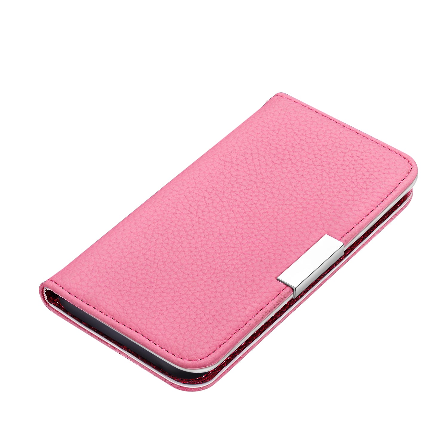 Retro Case Litchi Skin Leather Stand Cover with Card Slots for Samsung Galaxy S20 Plus/S20 Plus 5G  - Pink