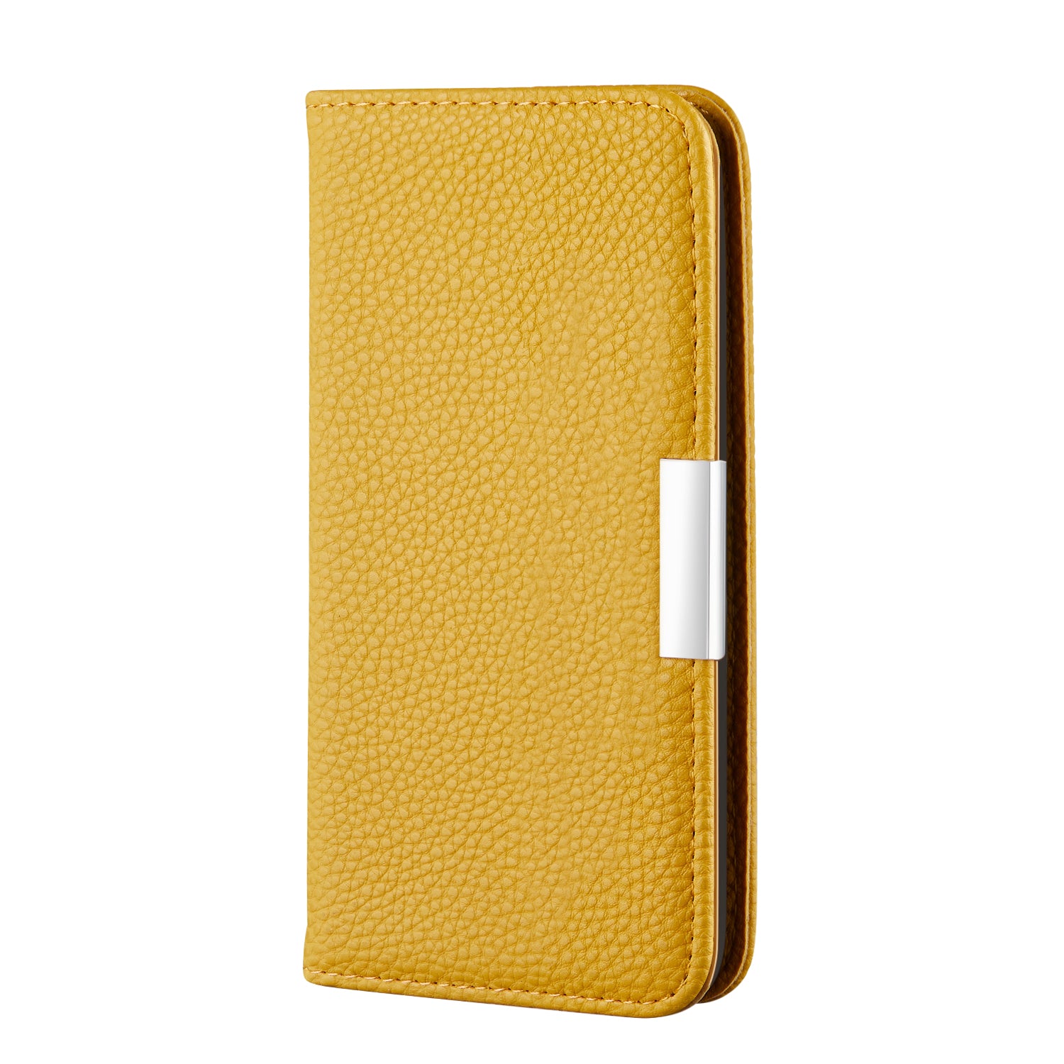 Retro Case Litchi Skin Leather Stand Cover with Card Slots for Samsung Galaxy S20 Plus/S20 Plus 5G  - Yellow