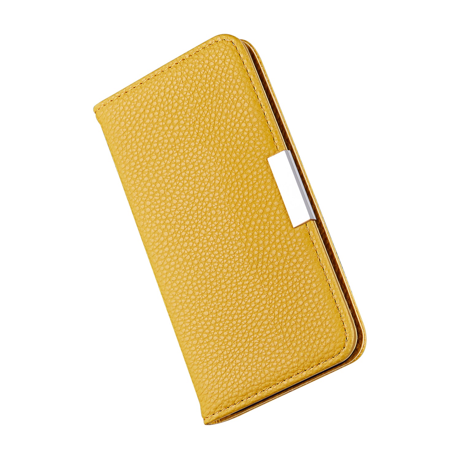 Retro Case Litchi Skin Leather Stand Cover with Card Slots for Samsung Galaxy S20 Plus/S20 Plus 5G  - Yellow