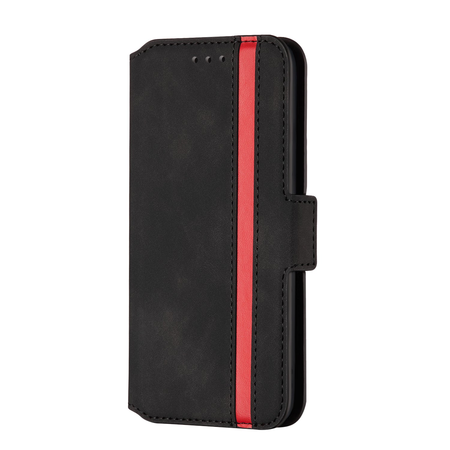 Retro Style Splicing Matte Shell Leather Phone Case with Card Slots for Samsung Galaxy S20 4G/S20 5G - Black