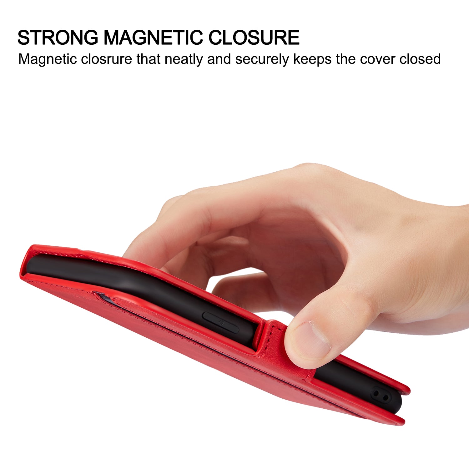 Retro Style Splicing Matte Shell Leather Phone Case with Card Slots for Samsung Galaxy S20 4G/S20 5G - Red