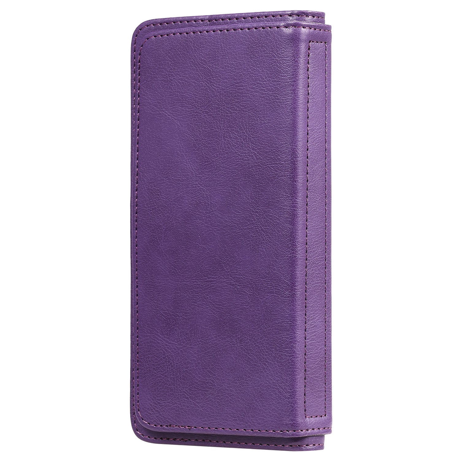 For Samsung Galaxy S20 Plus/S20 Plus 5G KT Multi-functional Series-1 10 Card Slots Wallet TPU+PU Leather Cover with Stand - Purple