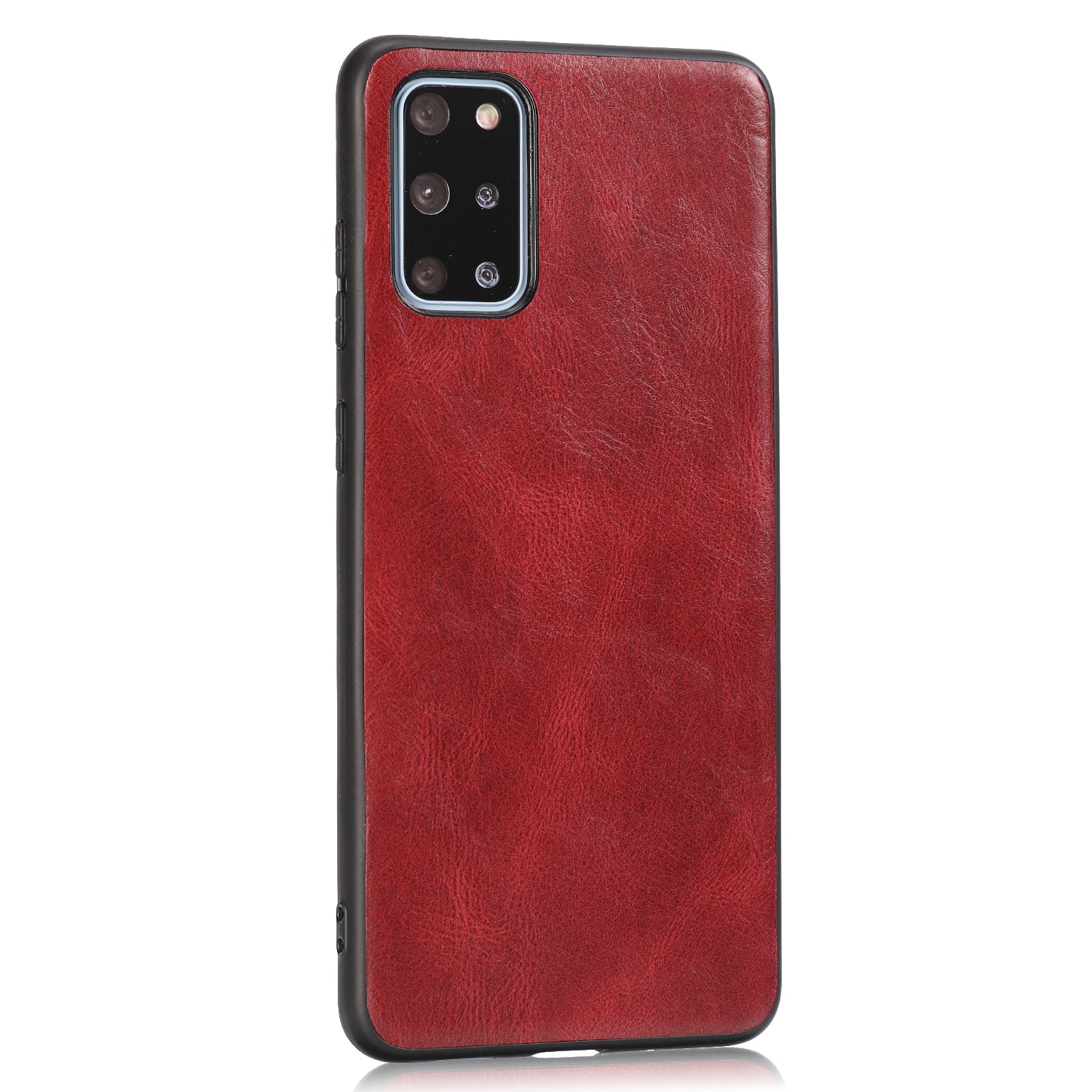 Crazy Horse Texture PU Leather Coated TPU Case for Samsung Galaxy S20 Plus / S20 Plus 5G - Red