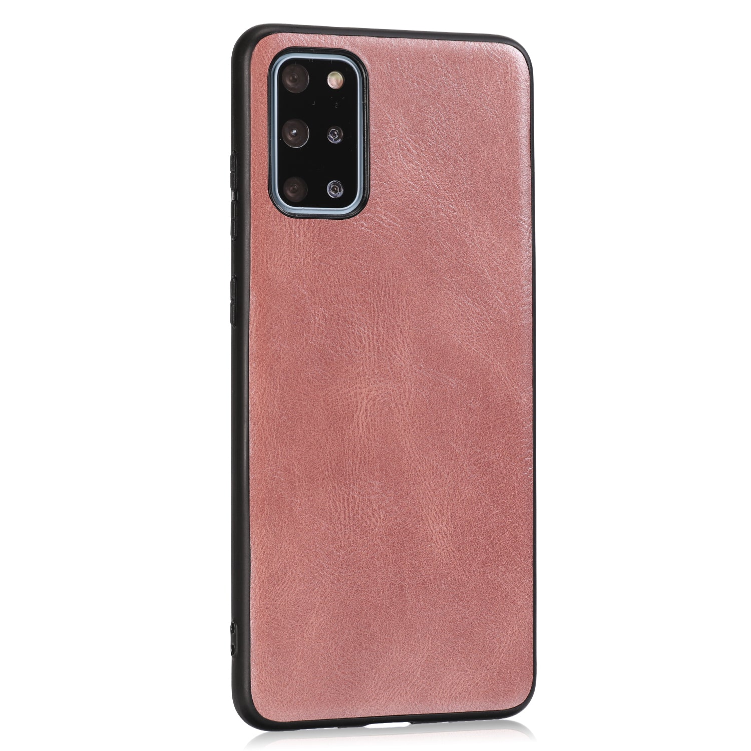 Crazy Horse Texture PU Leather Coated TPU Case for Samsung Galaxy S20 Plus / S20 Plus 5G - Pink