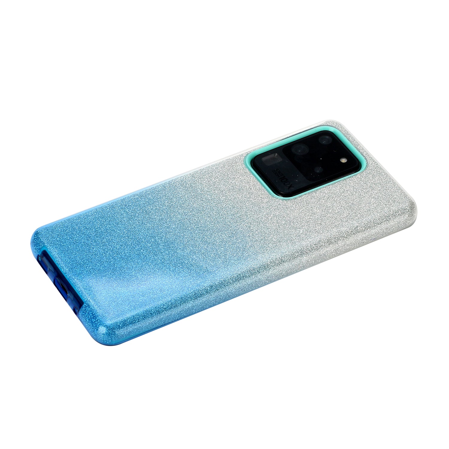 Gradient Color TPU + PC Hybrid Phone Cover for Samsung Galaxy S20 Ultra - Blue