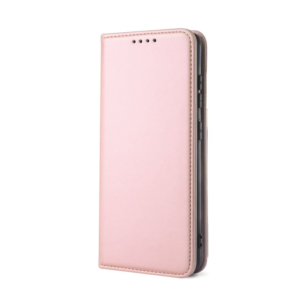 Liquid Silicone Touch Leather Wallet Stand Case for Samsung Galaxy S20 4G/S20 5G - Rose Gold