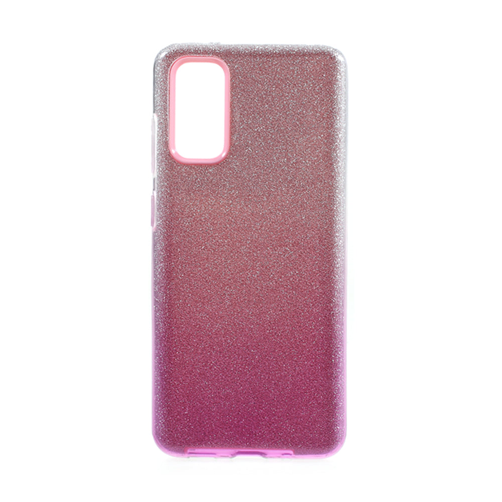 Gradient Color TPU + PC Hybrid Phone Back Case for Samsung Galaxy S20 4G/S20 5G - Purple