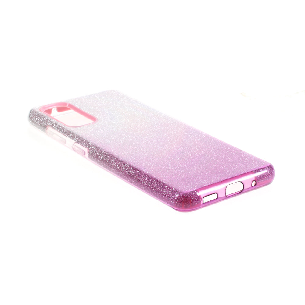 Gradient Color TPU + PC Hybrid Phone Back Case for Samsung Galaxy S20 4G/S20 5G - Purple