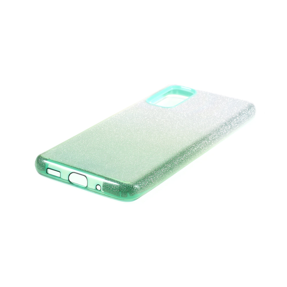 Gradient Color TPU + PC Hybrid Phone Back Case for Samsung Galaxy S20 4G/S20 5G - Green