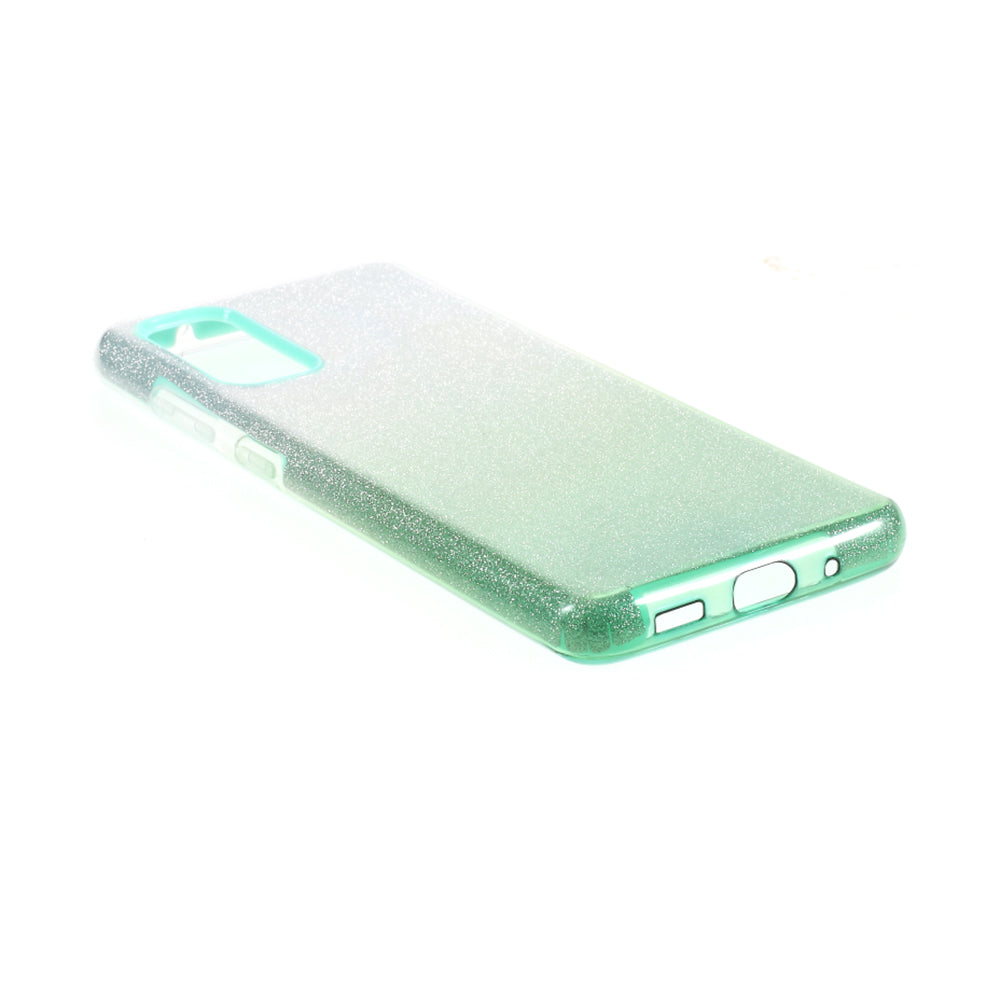 Gradient Color TPU + PC Hybrid Phone Back Case for Samsung Galaxy S20 4G/S20 5G - Green