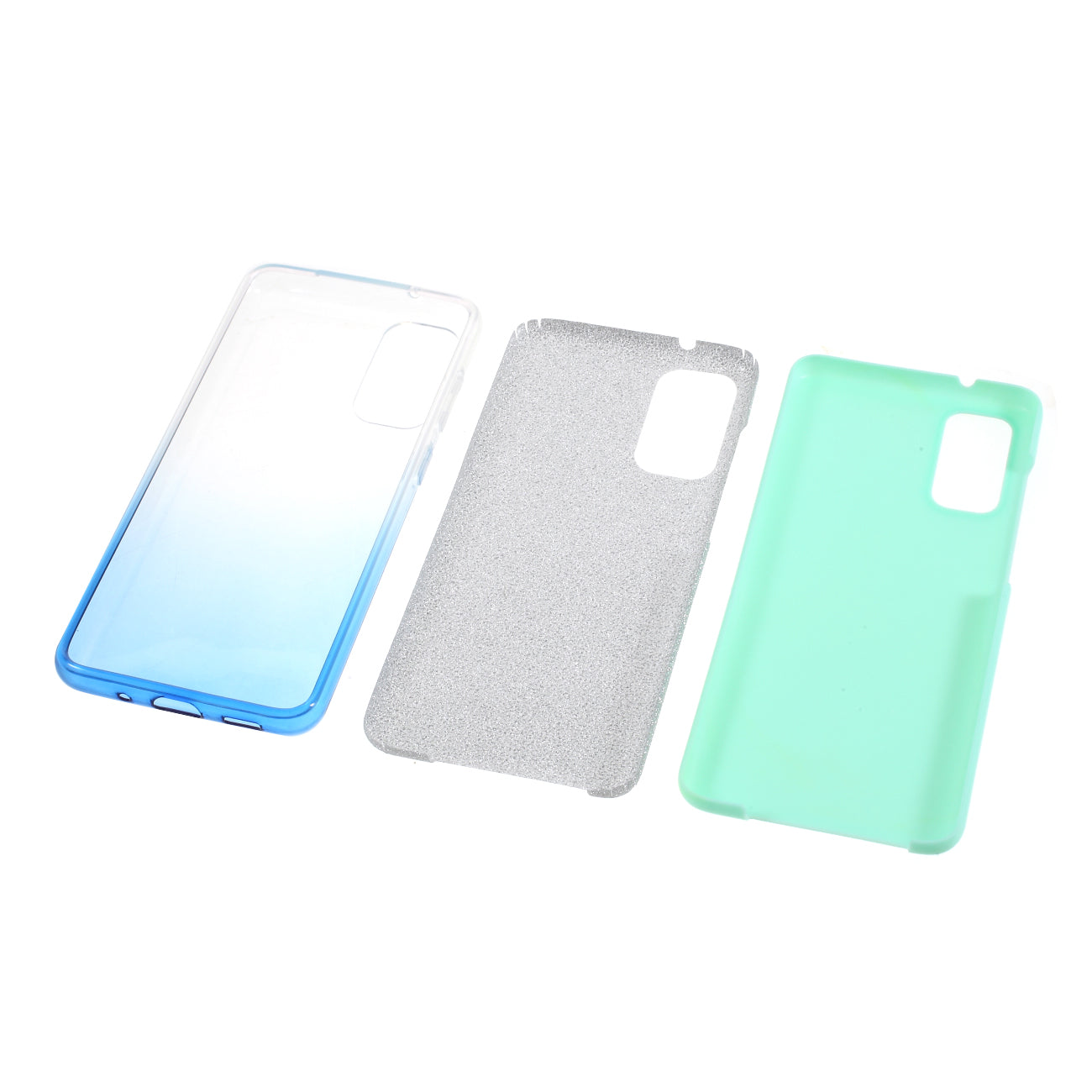 Gradient Color TPU + PC Hybrid Phone Back Case for Samsung Galaxy S20 4G/S20 5G - Blue