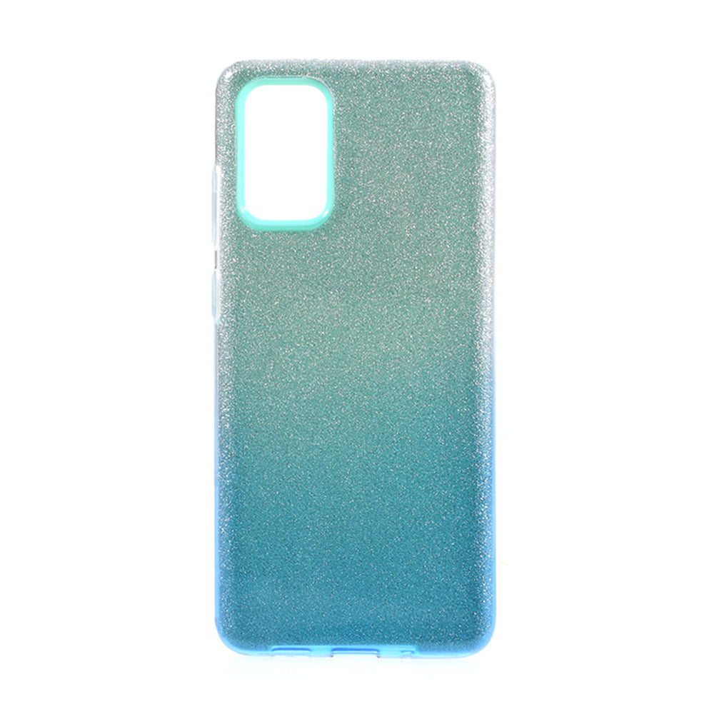 Gradient Color TPU + PC Hybrid Phone Back Case for Samsung Galaxy S20 Plus / S20 Plus 5G - Blue