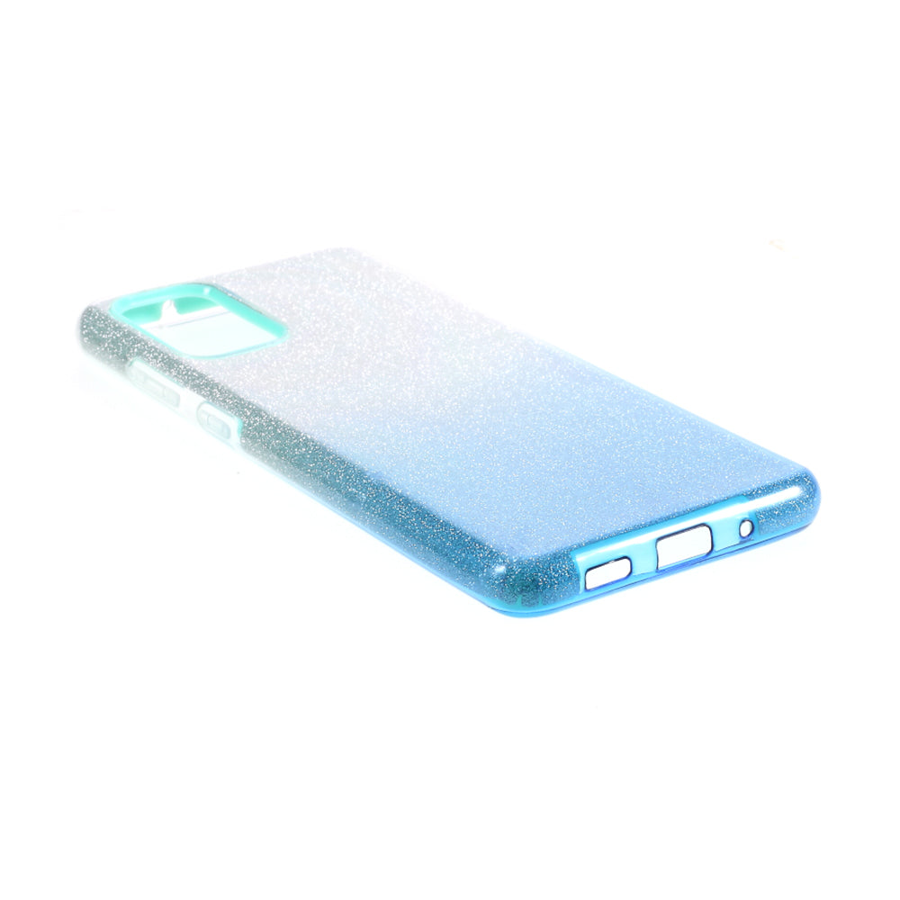 Gradient Color TPU + PC Hybrid Phone Back Case for Samsung Galaxy S20 Plus / S20 Plus 5G - Blue