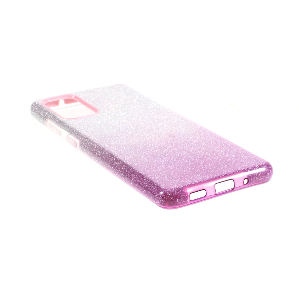 Gradient Color TPU + PC Hybrid Phone Back Case for Samsung Galaxy S20 Plus / S20 Plus 5G - Purple