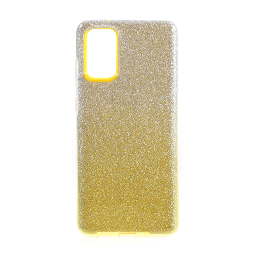 Gradient Color TPU + PC Hybrid Phone Back Case for Samsung Galaxy S20 Plus / S20 Plus 5G - Yellow