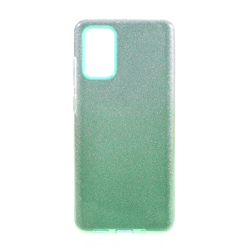 Gradient Color TPU + PC Hybrid Phone Back Case for Samsung Galaxy S20 Plus / S20 Plus 5G - Green