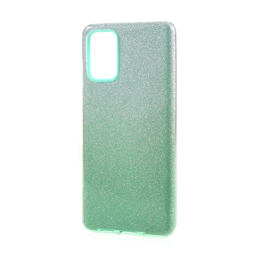 Gradient Color TPU + PC Hybrid Phone Back Case for Samsung Galaxy S20 Plus / S20 Plus 5G - Green