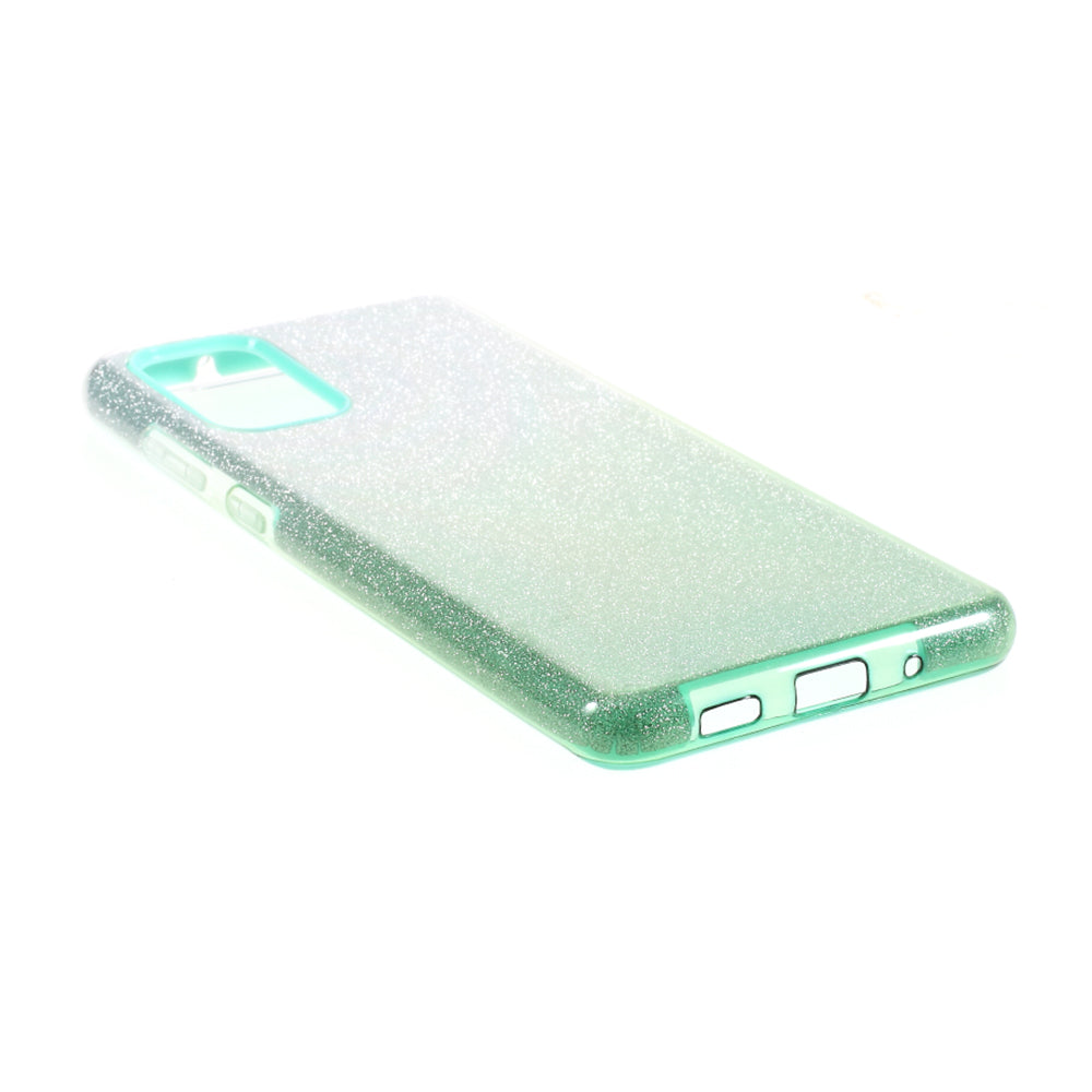 Gradient Color TPU + PC Hybrid Phone Back Case for Samsung Galaxy S20 Plus / S20 Plus 5G - Green