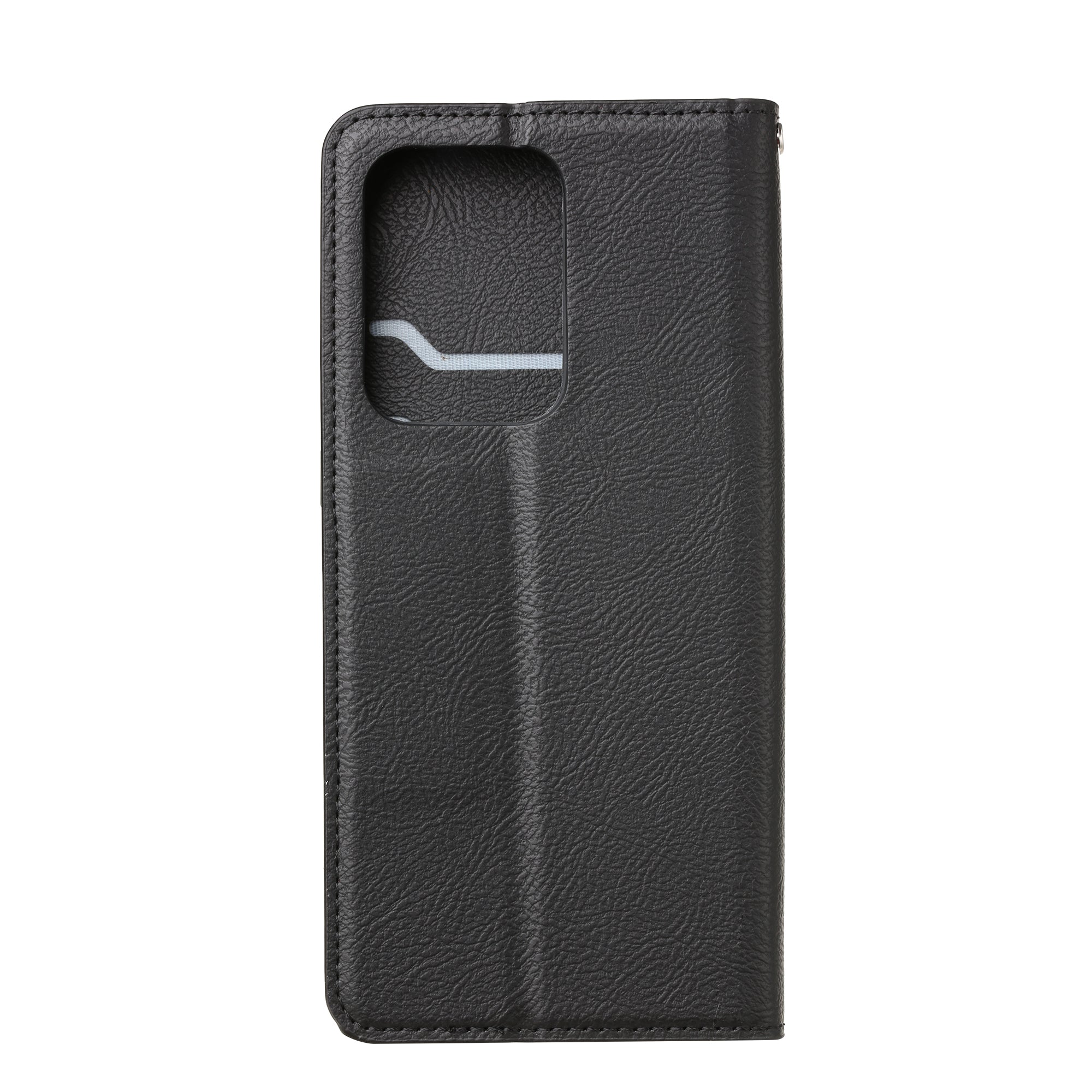 Auto-absorbed Wallet Leather Mobile Phone Case for Samsung Galaxy S20 Ultra - Black