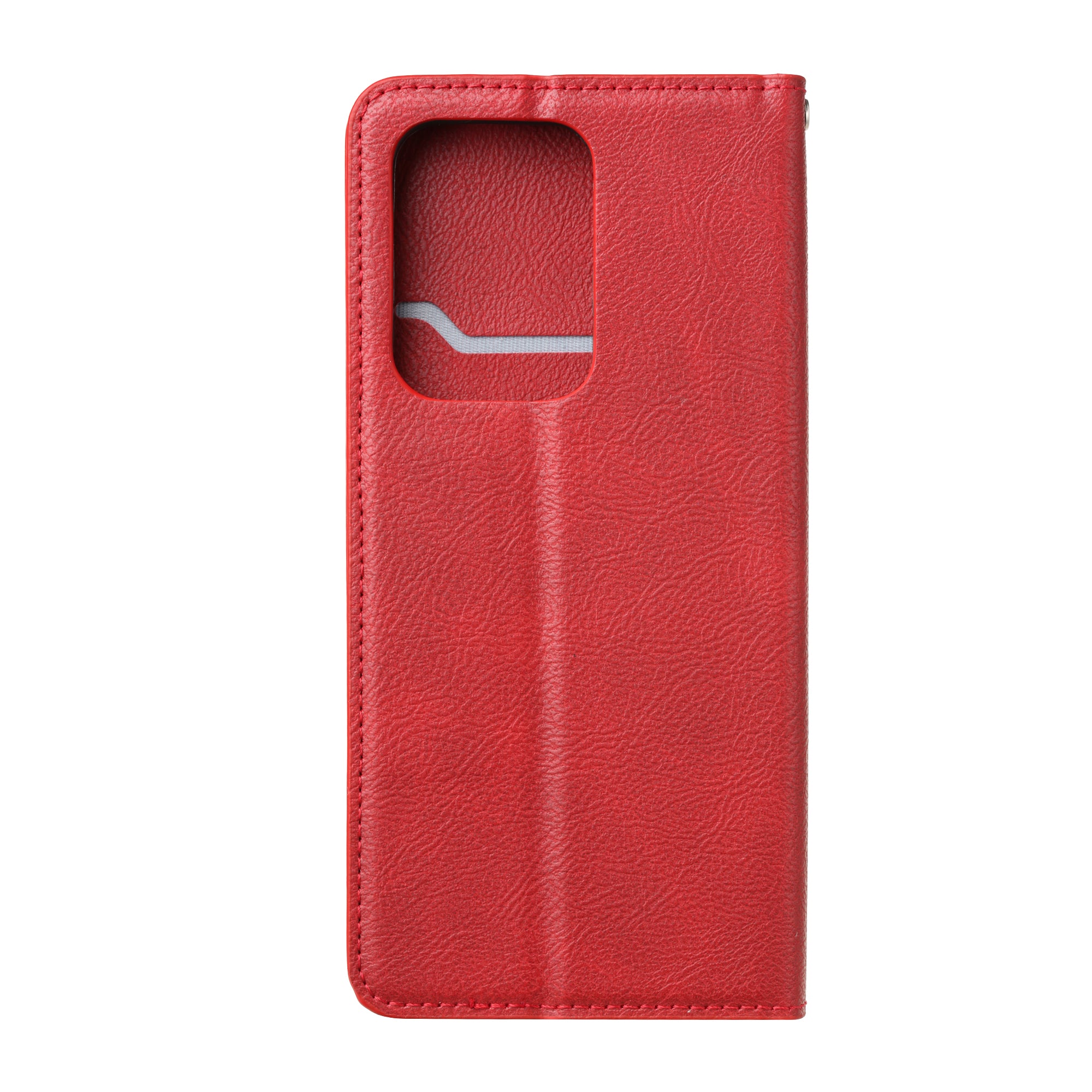 Auto-absorbed Wallet Leather Mobile Phone Case for Samsung Galaxy S20 Ultra - Red