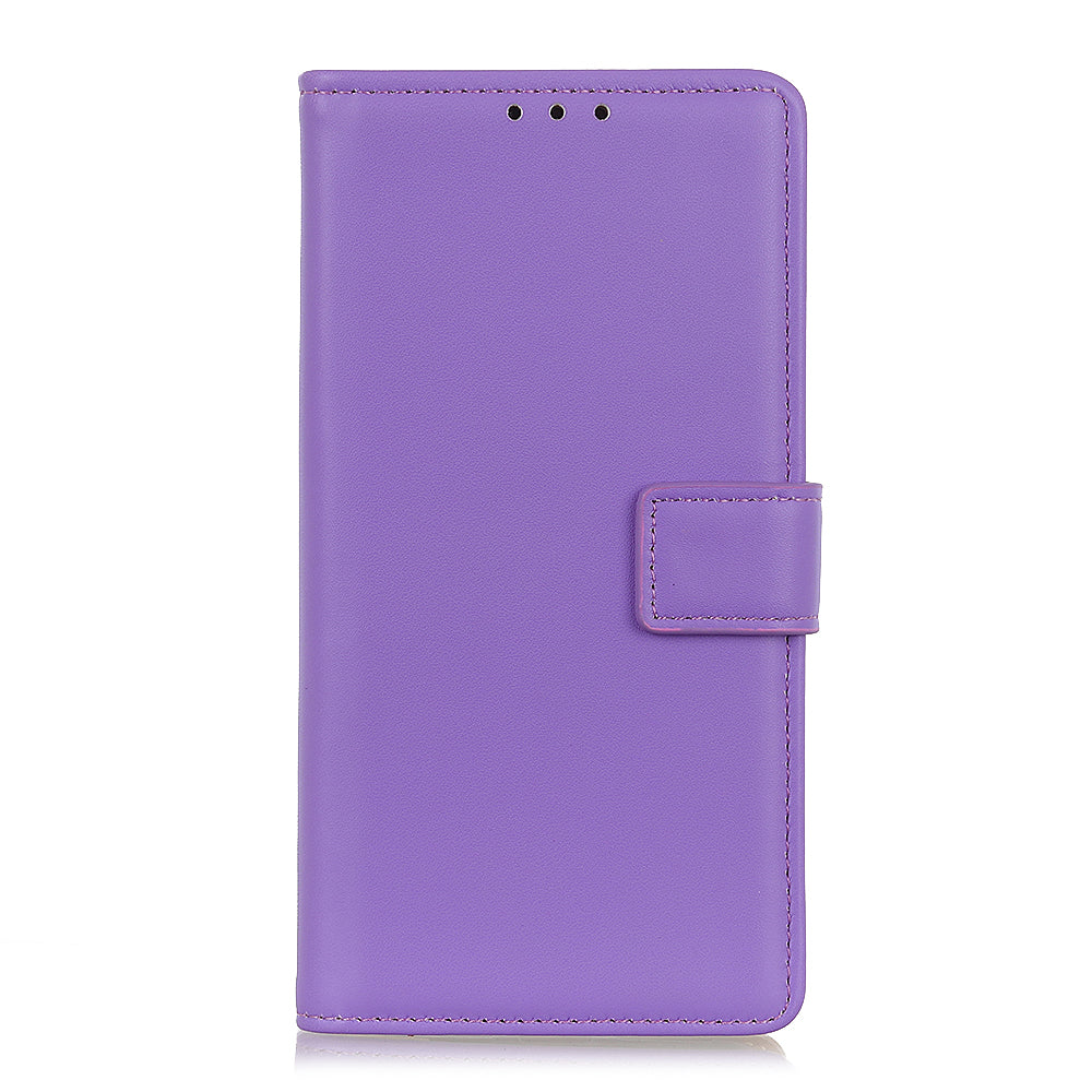 For Samsung Galaxy S20 Fan Edition Protective Phone Case Scratch Resistant Shell Shockproof Flip Cover with Stand Wallet - Purple