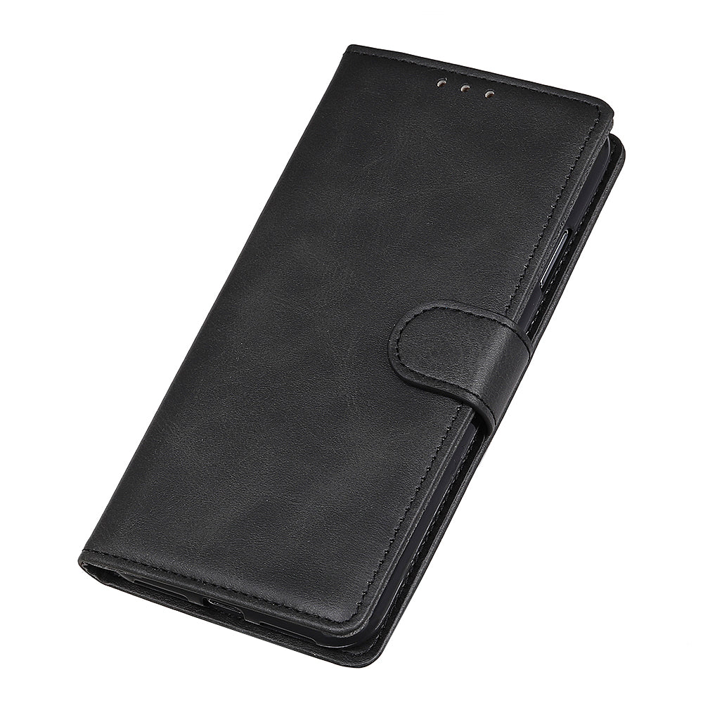 With Stand Wallet PU Leather Stylish Shell for Samsung Galaxy S20 FE/S20 Fan Edition/S20 FE 5G/S20 Fan Edition 5G/S20 Lite - Black