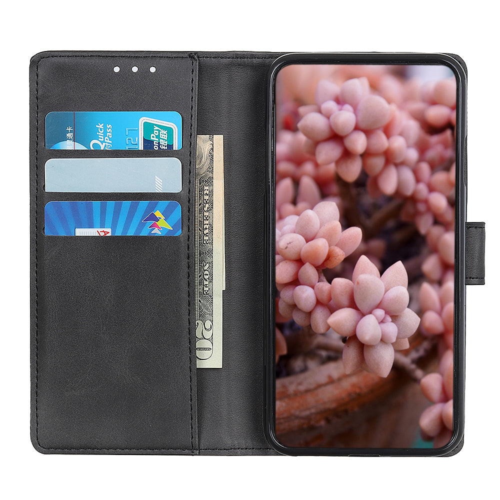 With Stand Wallet PU Leather Stylish Shell for Samsung Galaxy S20 FE/S20 Fan Edition/S20 FE 5G/S20 Fan Edition 5G/S20 Lite - Black