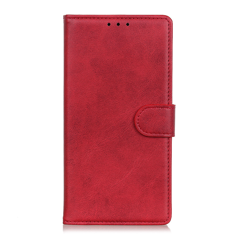 With Stand Wallet PU Leather Stylish Shell for Samsung Galaxy S20 FE/S20 Fan Edition/S20 FE 5G/S20 Fan Edition 5G/S20 Lite - Red