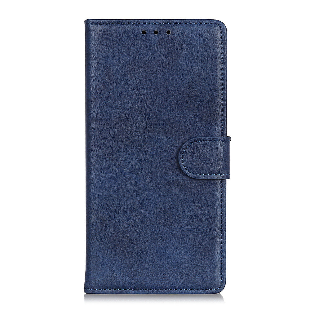 With Stand Wallet PU Leather Stylish Shell for Samsung Galaxy S20 FE/S20 Fan Edition/S20 FE 5G/S20 Fan Edition 5G/S20 Lite - Blue