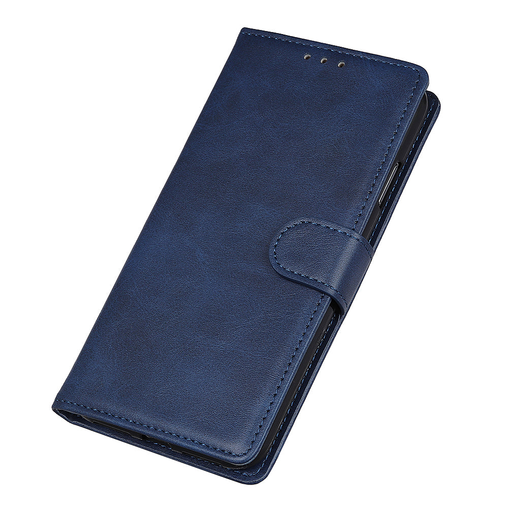 With Stand Wallet PU Leather Stylish Shell for Samsung Galaxy S20 FE/S20 Fan Edition/S20 FE 5G/S20 Fan Edition 5G/S20 Lite - Blue