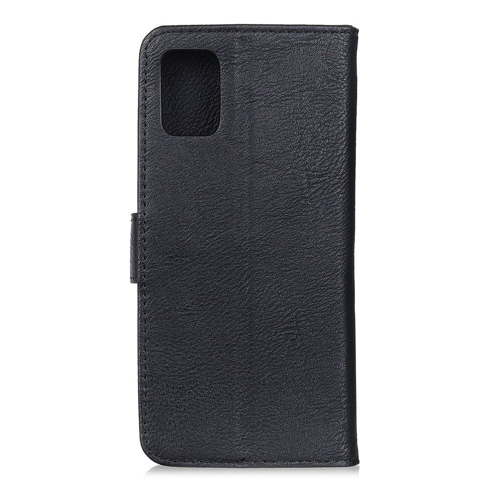 KHAZNEH Wallet Leather Cover for Samsung Galaxy S20 FE 4G/5G/S20 Lite/S20 FE 2022 - Black