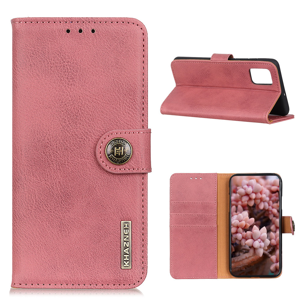 KHAZNEH Wallet Leather Cover for Samsung Galaxy S20 FE 4G/5G/S20 Lite/S20 FE 2022 - Pink