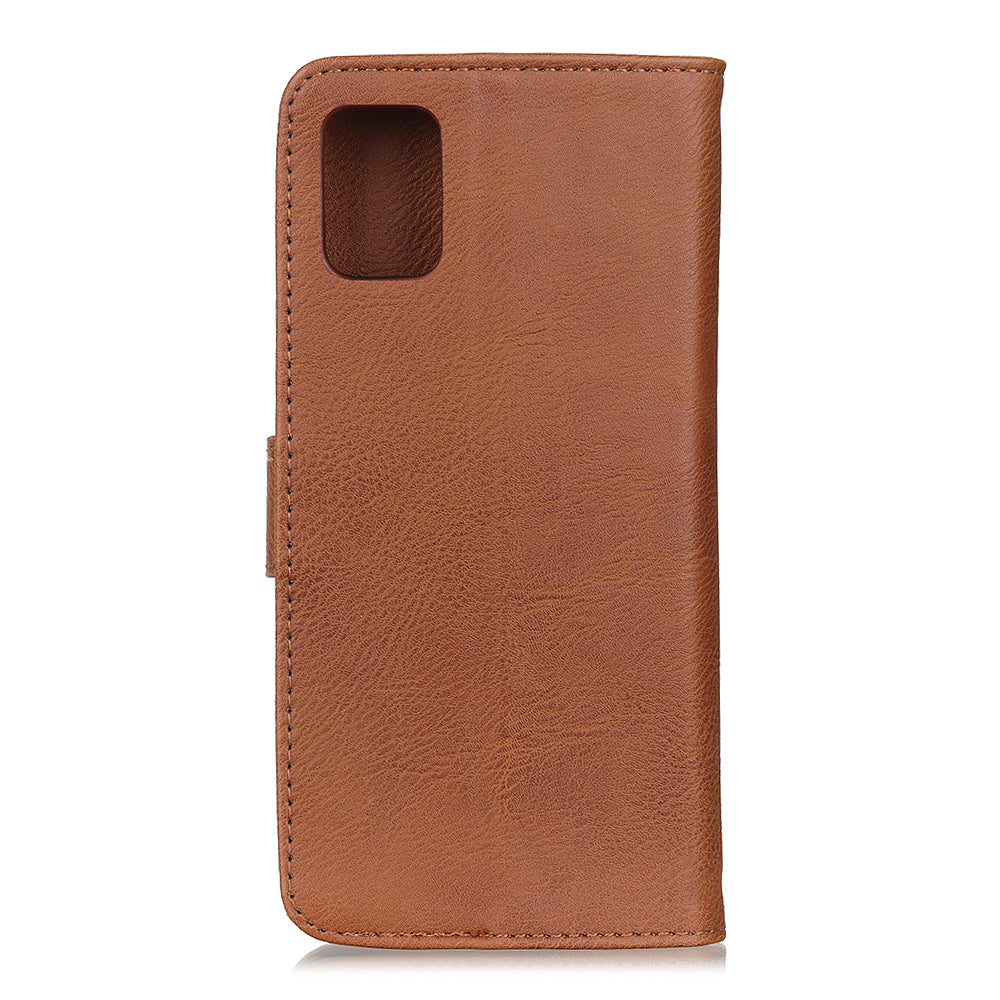 KHAZNEH Wallet Leather Cover for Samsung Galaxy S20 FE 4G/5G/S20 Lite/S20 FE 2022 - Brown