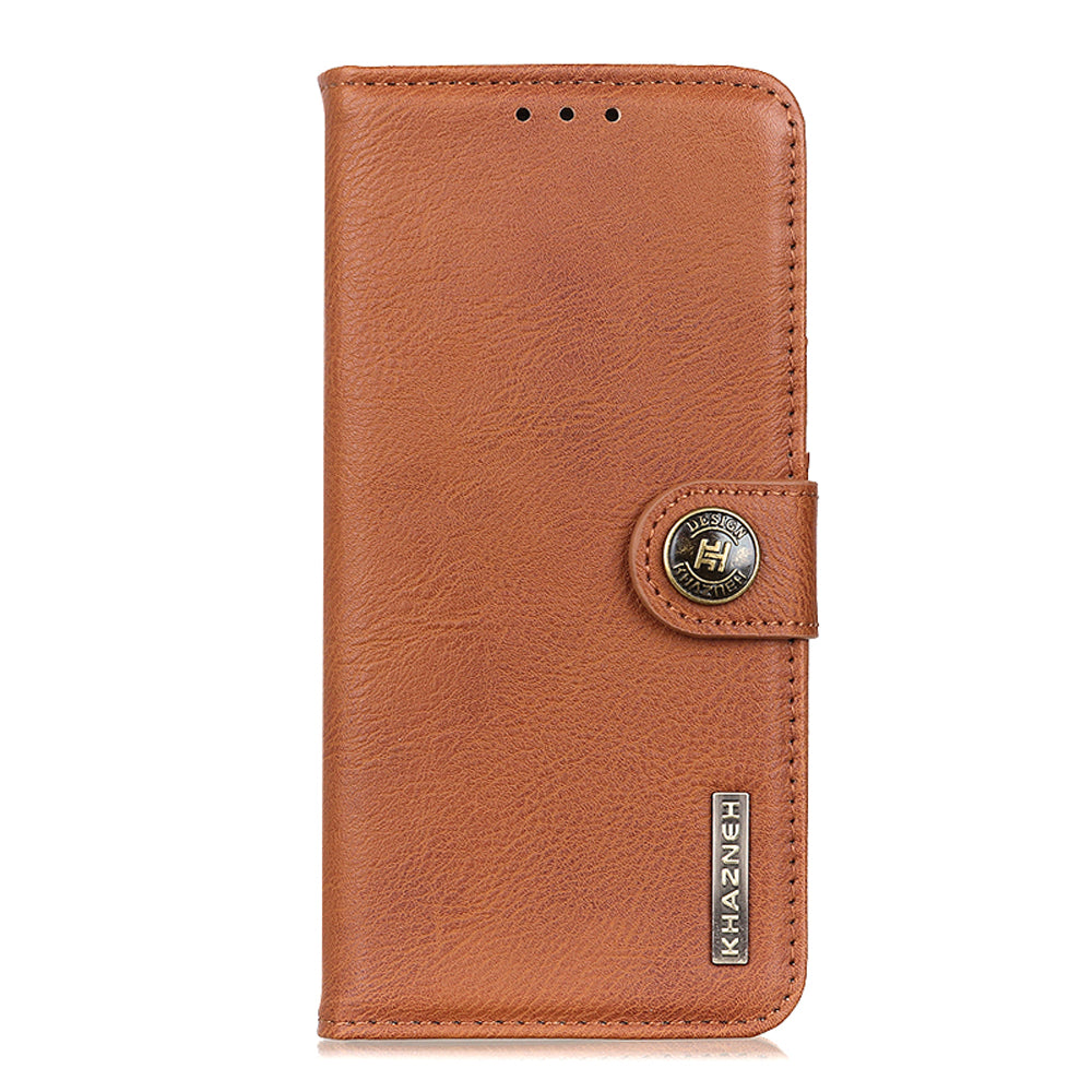 KHAZNEH Wallet Leather Cover for Samsung Galaxy S20 FE 4G/5G/S20 Lite/S20 FE 2022 - Brown