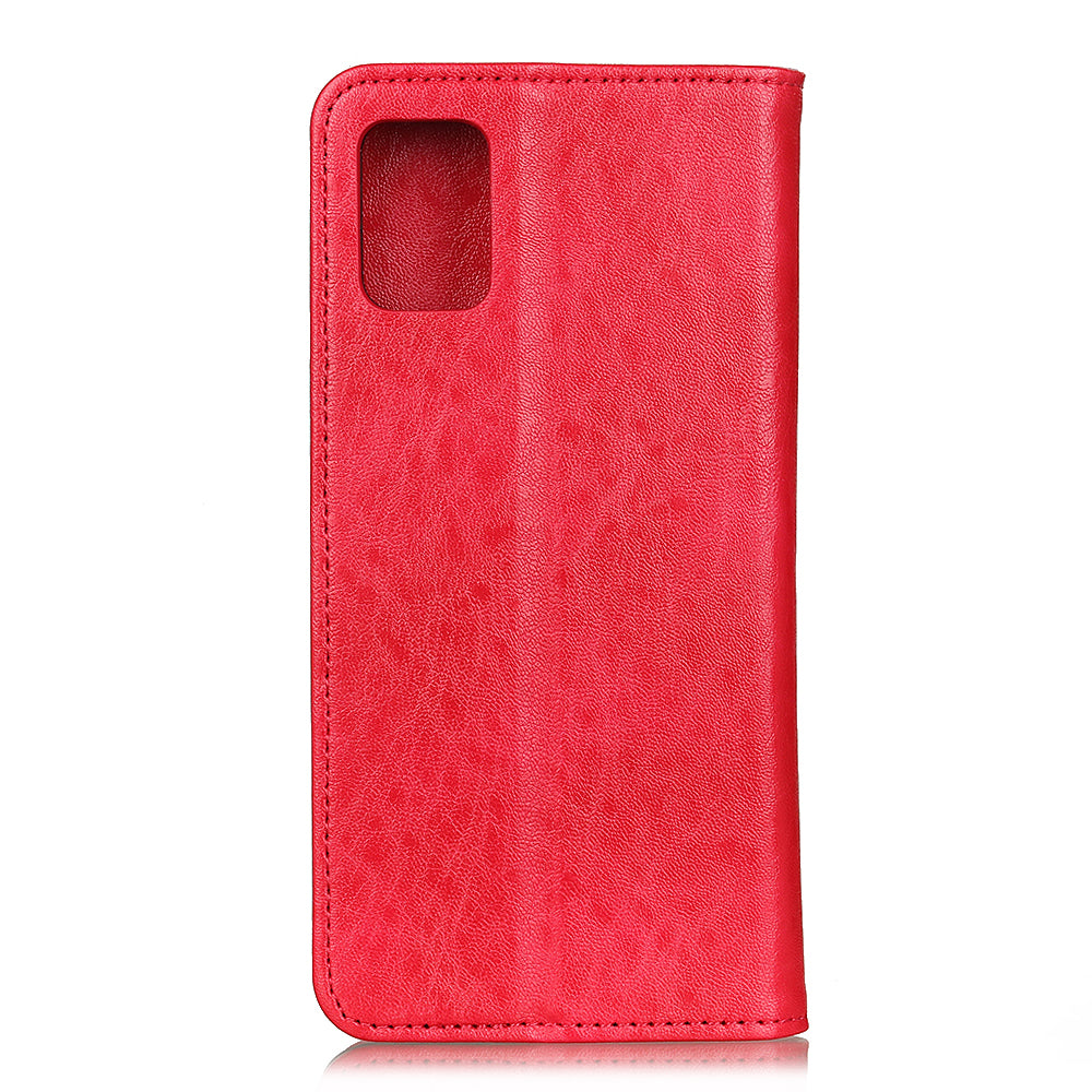 Crazy Horse Texture Leather Auto-absorbed Cover for Samsung Galaxy S20 FE/S20 Fan Edition/S20 FE 5G/S20 Fan Edition 5G/S20 Lite/S20 Lite - Red