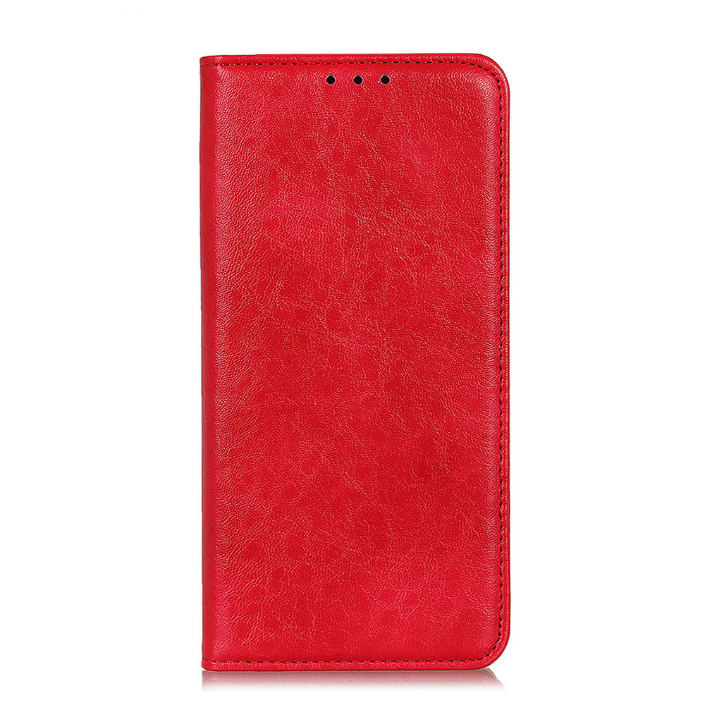 Crazy Horse Texture Leather Auto-absorbed Cover for Samsung Galaxy S20 FE/S20 Fan Edition/S20 FE 5G/S20 Fan Edition 5G/S20 Lite/S20 Lite - Red