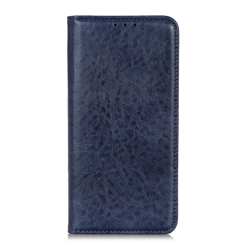 Crazy Horse Texture Leather Auto-absorbed Cover for Samsung Galaxy S20 FE/S20 Fan Edition/S20 FE 5G/S20 Fan Edition 5G/S20 Lite/S20 Lite - Blue