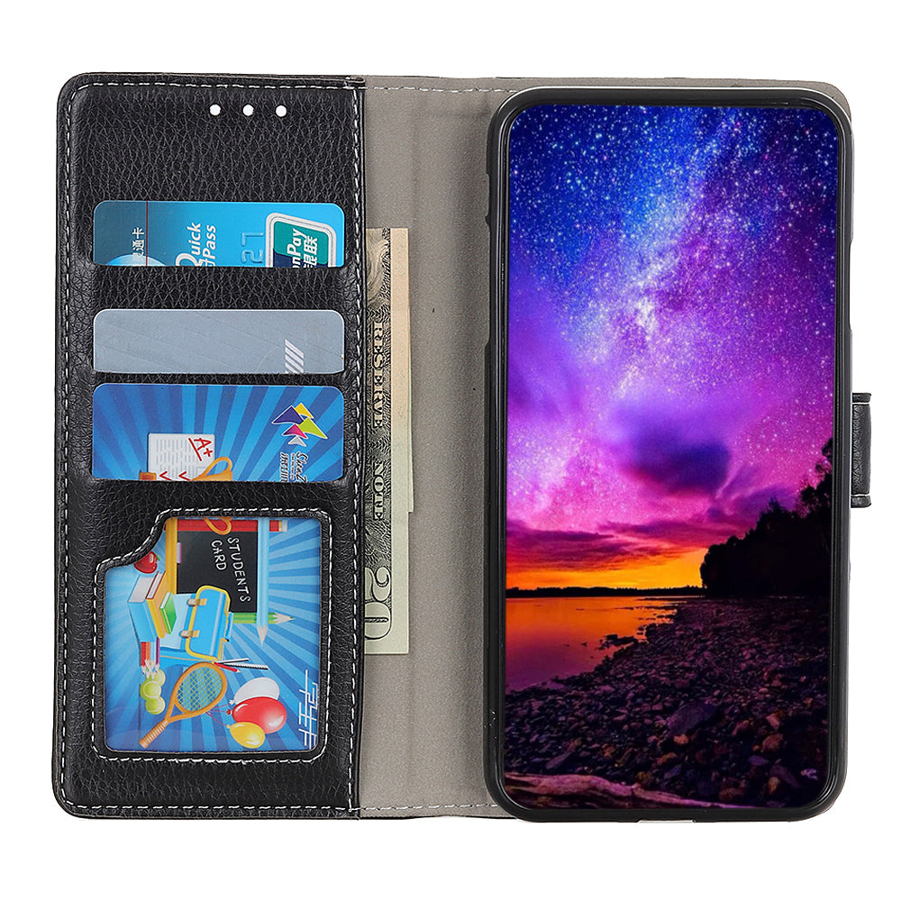 Litchi Surface PU Leather with Wallet Cover for Samsung Galaxy S20 FE/S20 Fan Edition/S20 FE 5G/S20 Fan Edition 5G/S20 Lite/S20 Lite - Black