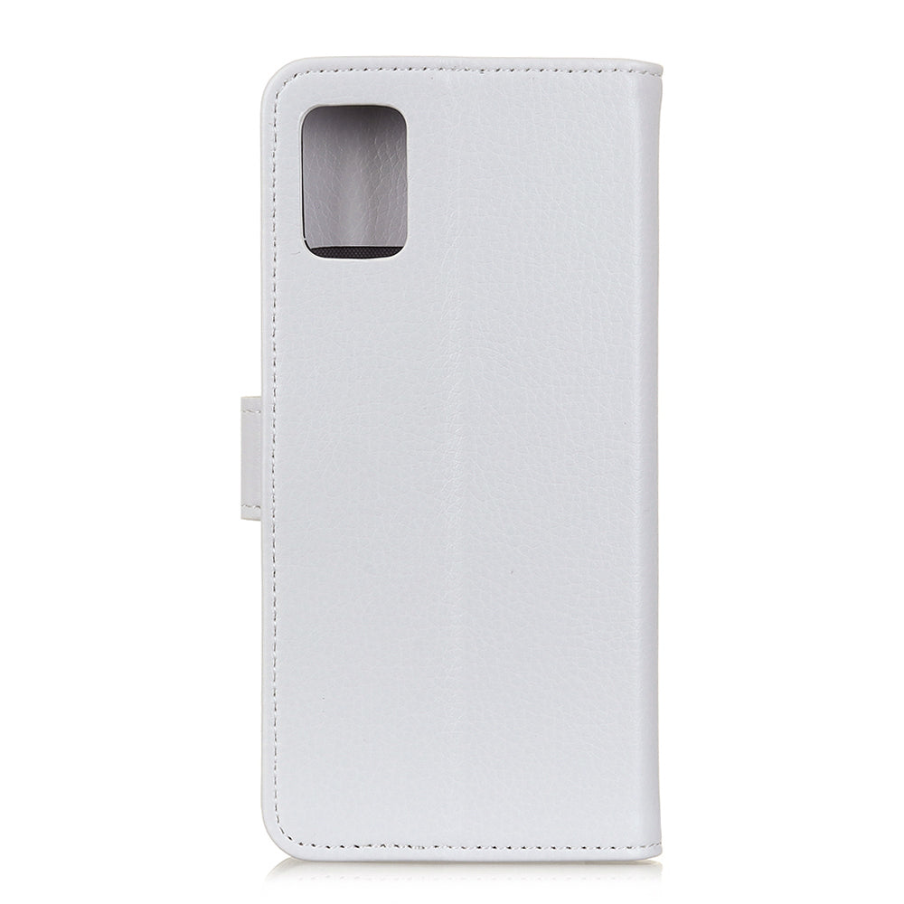 Litchi Surface PU Leather with Wallet Cover for Samsung Galaxy S20 FE/S20 Fan Edition/S20 FE 5G/S20 Fan Edition 5G/S20 Lite/S20 Lite - White